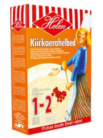 Овсяная каша быстрого приготовления HELEN Kiirkaerahelbed 500 г