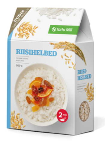 Рисовые хлопья TARTU MILL Riisihelbed 500 г