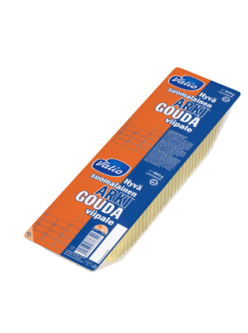 Сыр Валио гауда сливочный ломтиками Valio Hyvä Gouda 800г без лактозы