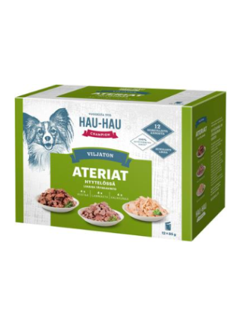 Влажный корм Hau-Hau Champion Jelly Assortment in Jelly Wet Dog Food 85 г х 12шт