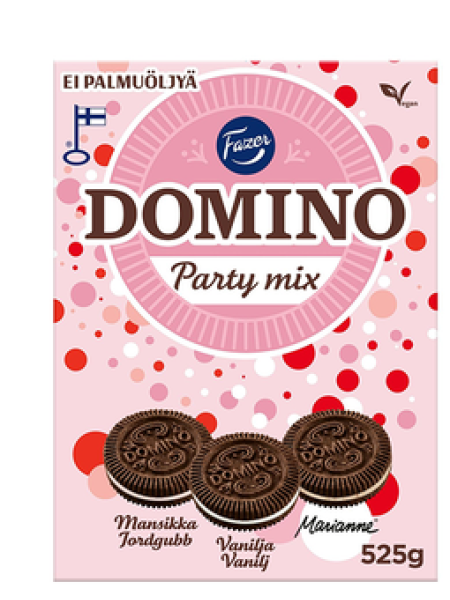Печенье ассорти Домино Domino Original,Marianne,Maasika 525г