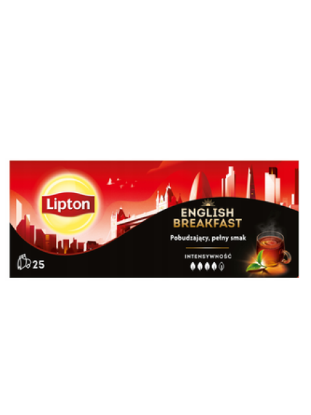 Чай в пакетиках LIPTON English Breakfast 25 x 2г