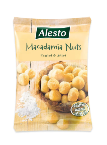 Орехи макадамия с солью Alesto Macadamia 125г