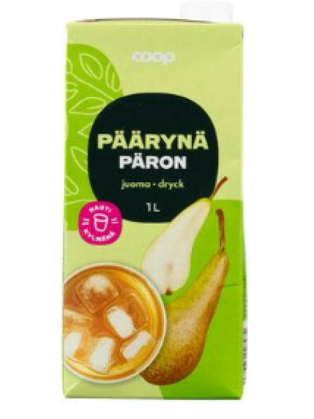 Грушевый напиток Coop päärynäjuoma 1л