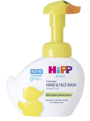 Пенка для умывания Hipp Kids Sensitive для лица и рук 250мл