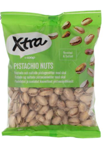 Фисташки соленые жареные Xtra 300г