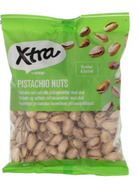Фисташки соленые жареные Xtra 300г