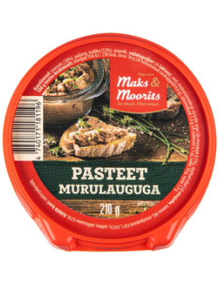 Паштет с зеленым луком MAKS & MOORITS Pasteet murulauguga 210 г