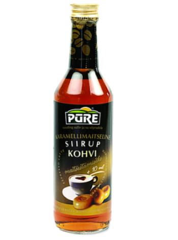 Сироп со вкусом карамели PURE Karamellimaitseline siirup 350 мл
