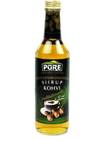 Сироп со вкусом фундука PURE Sarapuupähklimaitseline siirup 350 мл