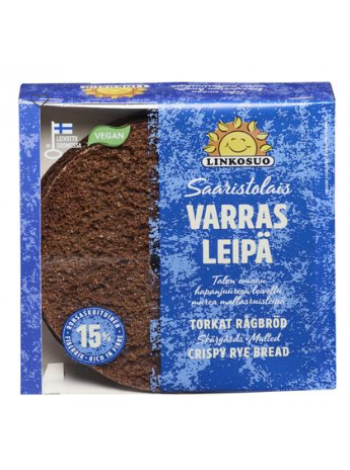 Сушеный ржаной хлеб с солодом Linkosuo Varrasleipä Saaristolais 480г
