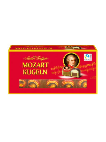 Шоколадные конфеты пралине Maître Truffout Mozart 200г