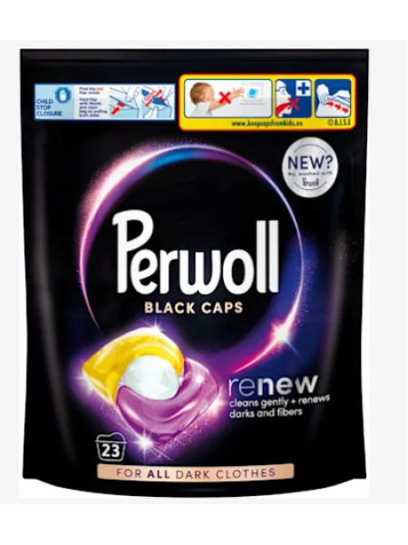 Капсулы для стирки Perwoll Renew Black 23шт