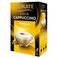 Растворимый кофейный напиток Mokate Gold Cappuccino со вкусом ванили 8x12,5 г