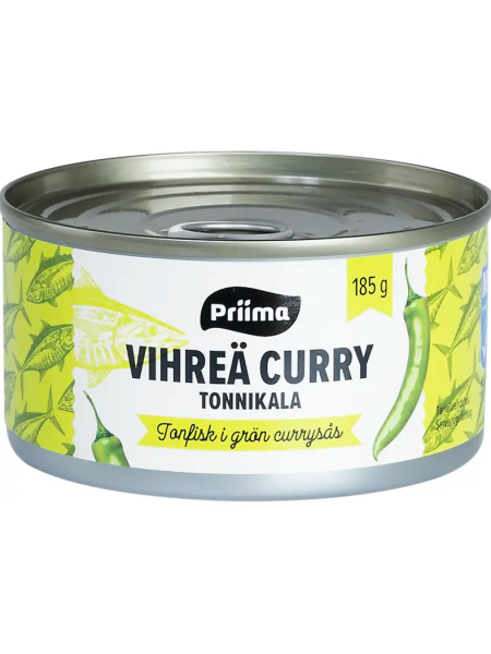 Крошка тунца в зеленом соусе карри Priima vihreässä curry 185г