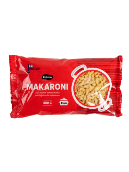 Макаронные изделия Priima Makaroni 400г рожки