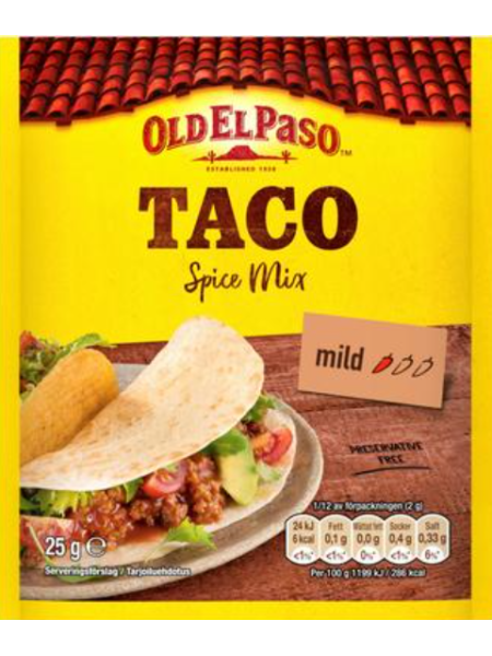 Приправа для тако оригинальная Old El Paso 25 г