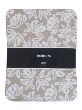 Покрывало на кровать Kotikulta 260 x 260 см Хлопок бежевый