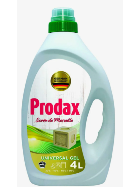 Гель для стирки цветного белья PRODAX UNIVERSAL 4л