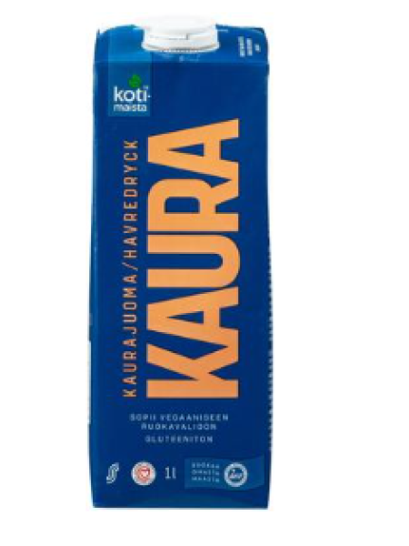 Овсяный напиток Kotimaista Kaurajuoma UHT 1л