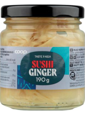 Консервированный имбирь Coop Taste of Asia 190 г
