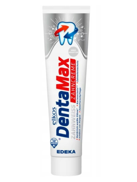 Зубная паста Elkos DentaMax Zahnweiss 125 мл отбеливающая 