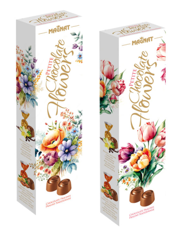 Конфеты пралине MAGNAT Petite Choco Flowers 80г