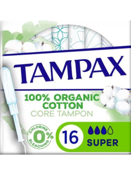 Тампоны Tampax Organic Cotton Super 16 шт