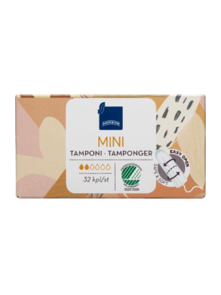 Тампоны Rainbow tamponi mini 32шт