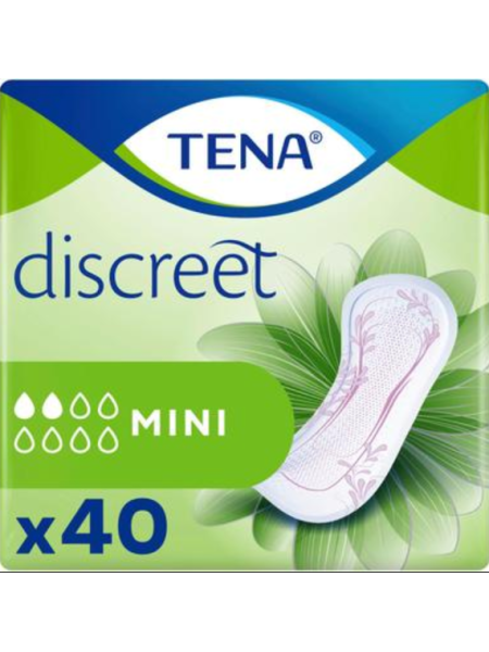 Прокладки при незначительном недержании мочи TENA lady Discreet Mini 40шт