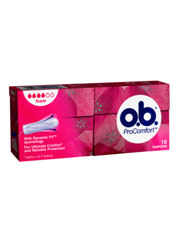 Тампоны женские OB ProComfort Super 16шт