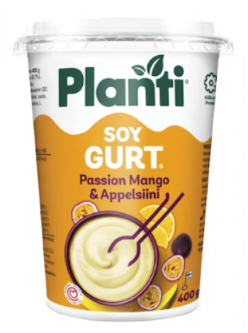 Соевый йогурт Planti Soygurt Passion, Mango & Appelsiini 400г маракуйя апельсин манго