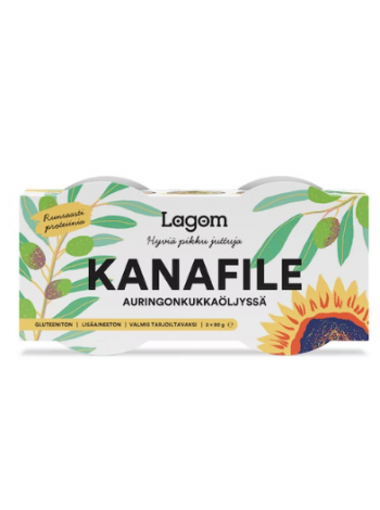 Куриное филе в подсолнечном масле Lagom Kanafile 2x80г/2x42г