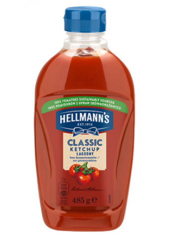 Кетчуп томатный Hellmanns Classic ketšup 485г