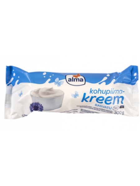 Обезжиренный творожный крем ALMA Rasvatu kohupiimakreem 300г