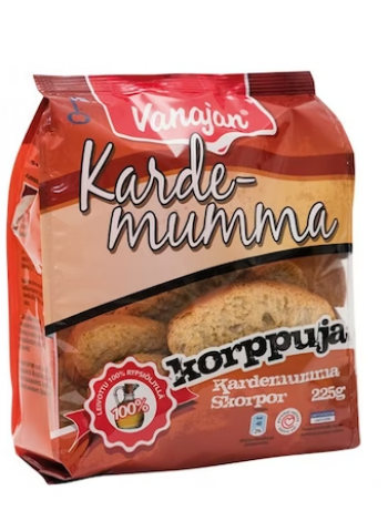 Пшеничный сухарики с кардамоном Vanajan Kardemumma 225г
