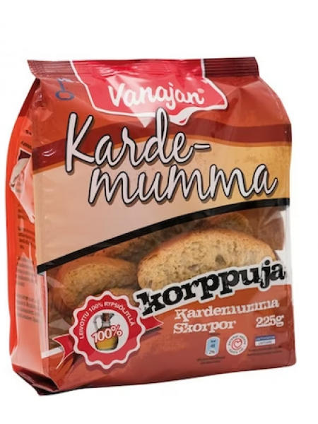 Пшеничный сухарики с кардамоном Vanajan Kardemumma 225г