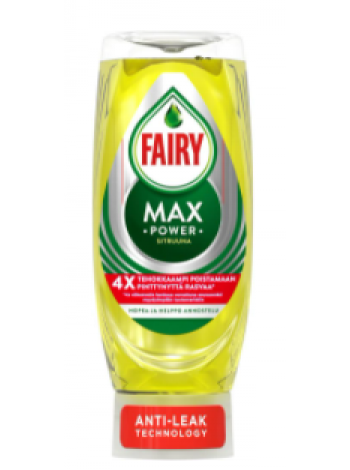 Средство для мытья посуды Fairy Max Power Lemon 450мл
