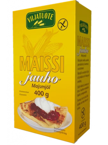 Безглютеновая кукурузная мука Viljatuote Maissijauho gluteeniton 400г