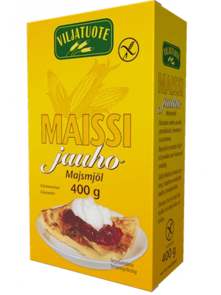 Безглютеновая кукурузная мука Viljatuote Maissijauho gluteeniton 400г