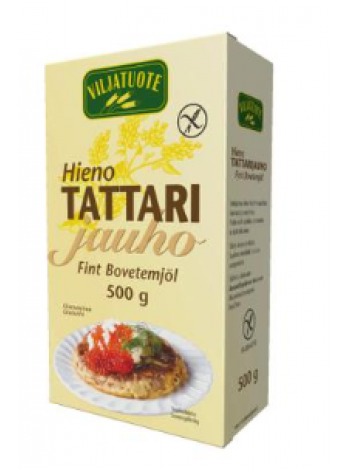 Мука гречневая без глютена Virtasalmen Viljatuote Gluteeniton Hieno Tattarijauho 500г