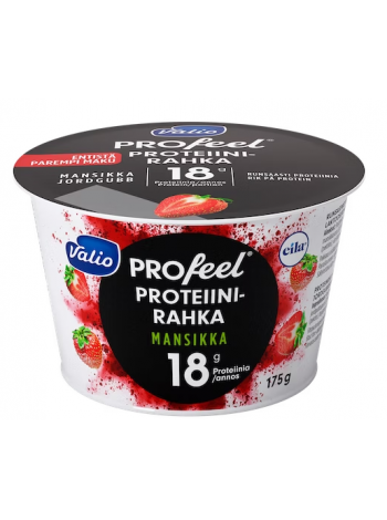 Протеиновый творог Valio PROfeel 175 г клубника без лактозы 