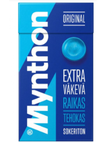 Пастилки при боли в горле Mynthon Extra Concentrated без сахара 35г