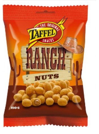 Арахис со вкусом кайенского перца, чеснока и паприки Taffel Ranch Nuts 150г