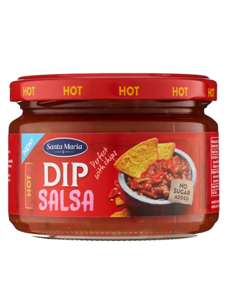 Острый мексиканский соус с сальсой Santa Maria Tex Mex Salsa Dip Hot 250 г