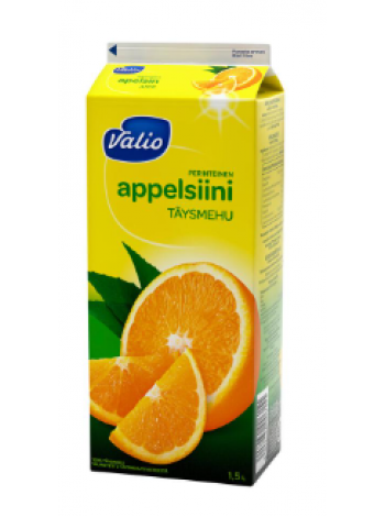 Апельсиновый сок Valio appelsiini 1,5 л традиционный