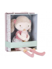 Мягкая кукла Little Dutch Cuddle Anna, 35 см, розовая