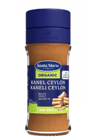 Корица органическая Santa Maria Organic Ceylon Organic банка 33 г