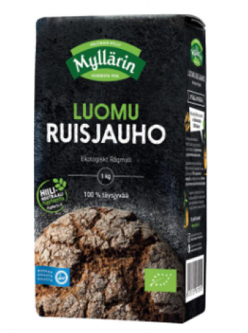 Органическая ржаная мука Myllärin Luomu Ruisjauho 1кг  