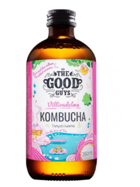 Малиновый чайный гриб The Good Guys Villivadelma kombucha 350мл
